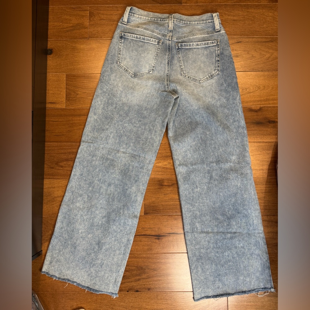 SO 90’s WIDE LEG SUPER HIGH RISE JEANS - Picture 8 of 11